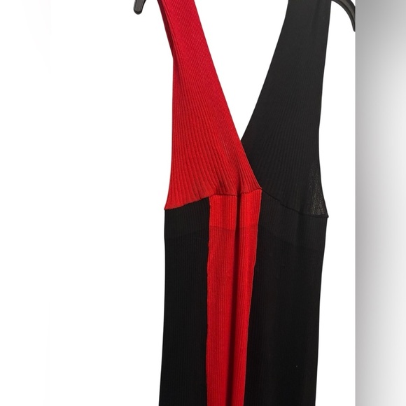 Zara Bold Red and Black Maxi Dress - Picture 5 of 8